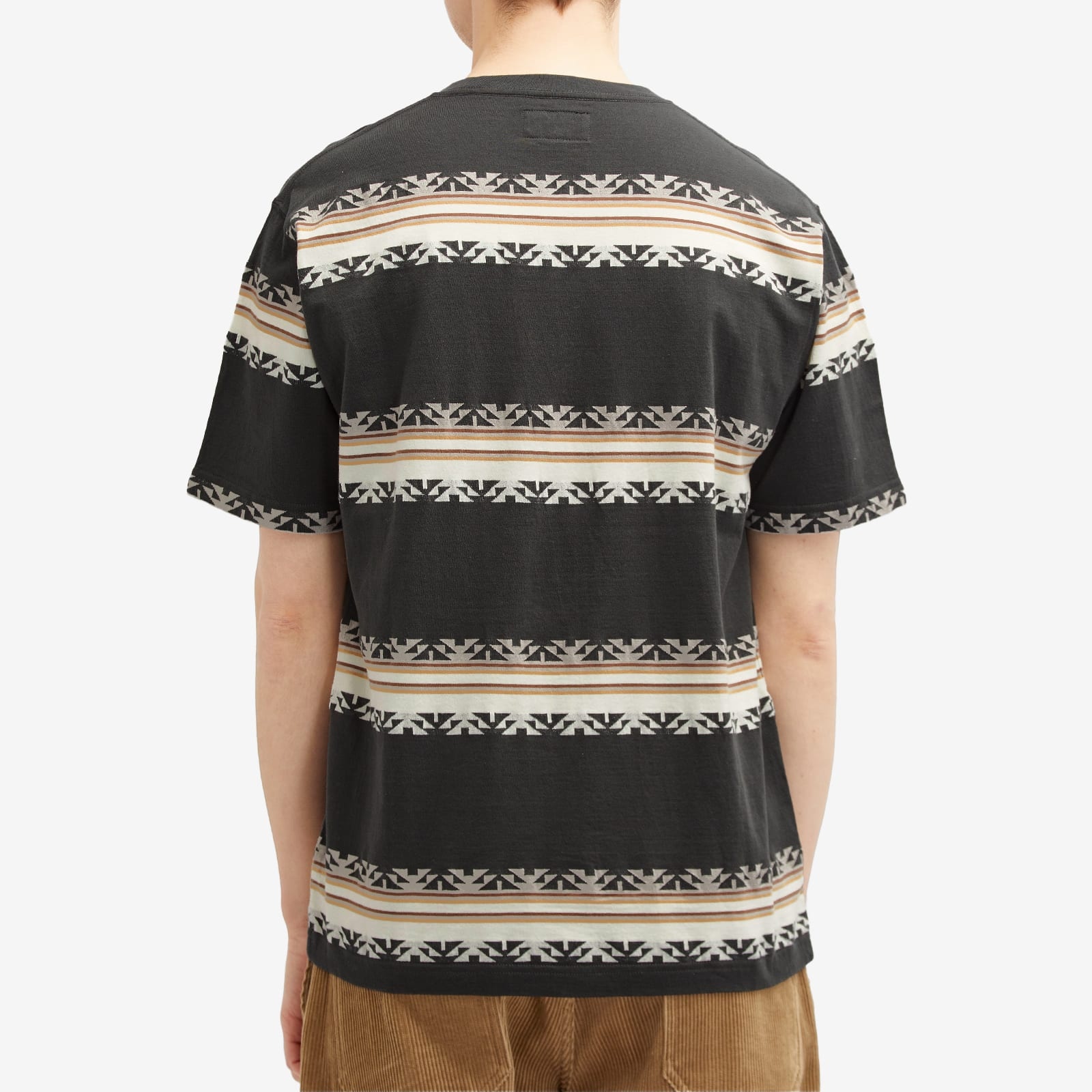 Beams Plus Jacquard Stripe Pocket T-Shirt - 3