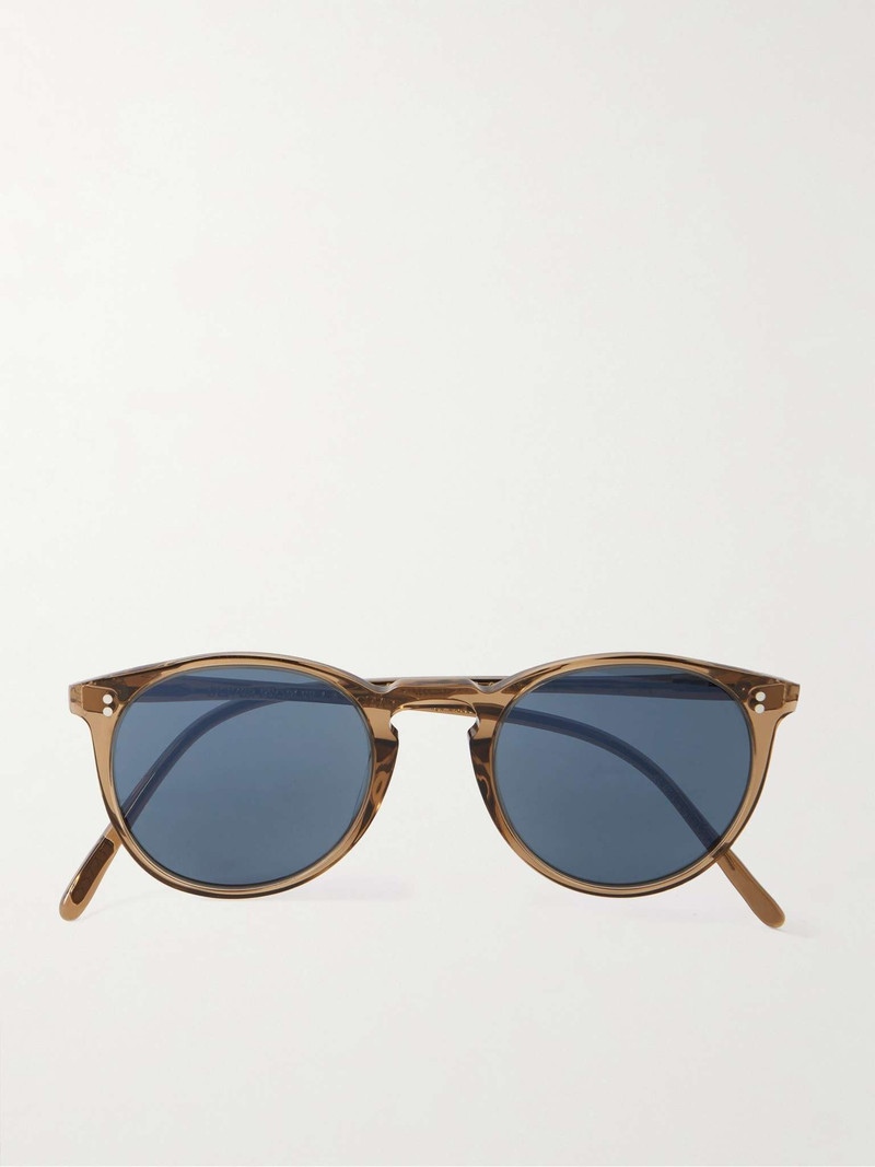 O'Malley Round-Frame Tortoiseshell Acetate Sunglasses - 1