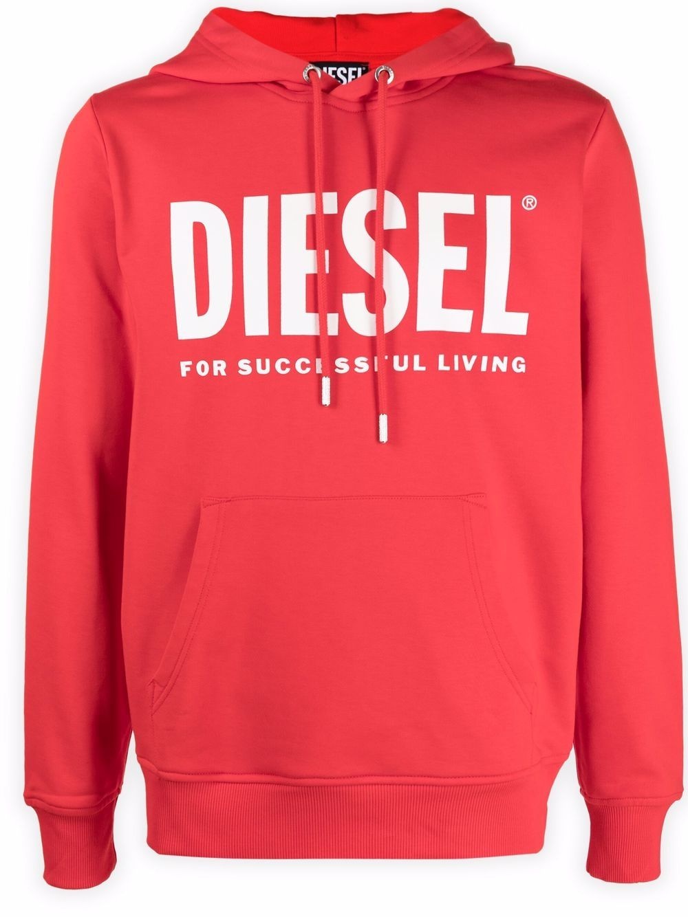 logo-printed hoodie - 1