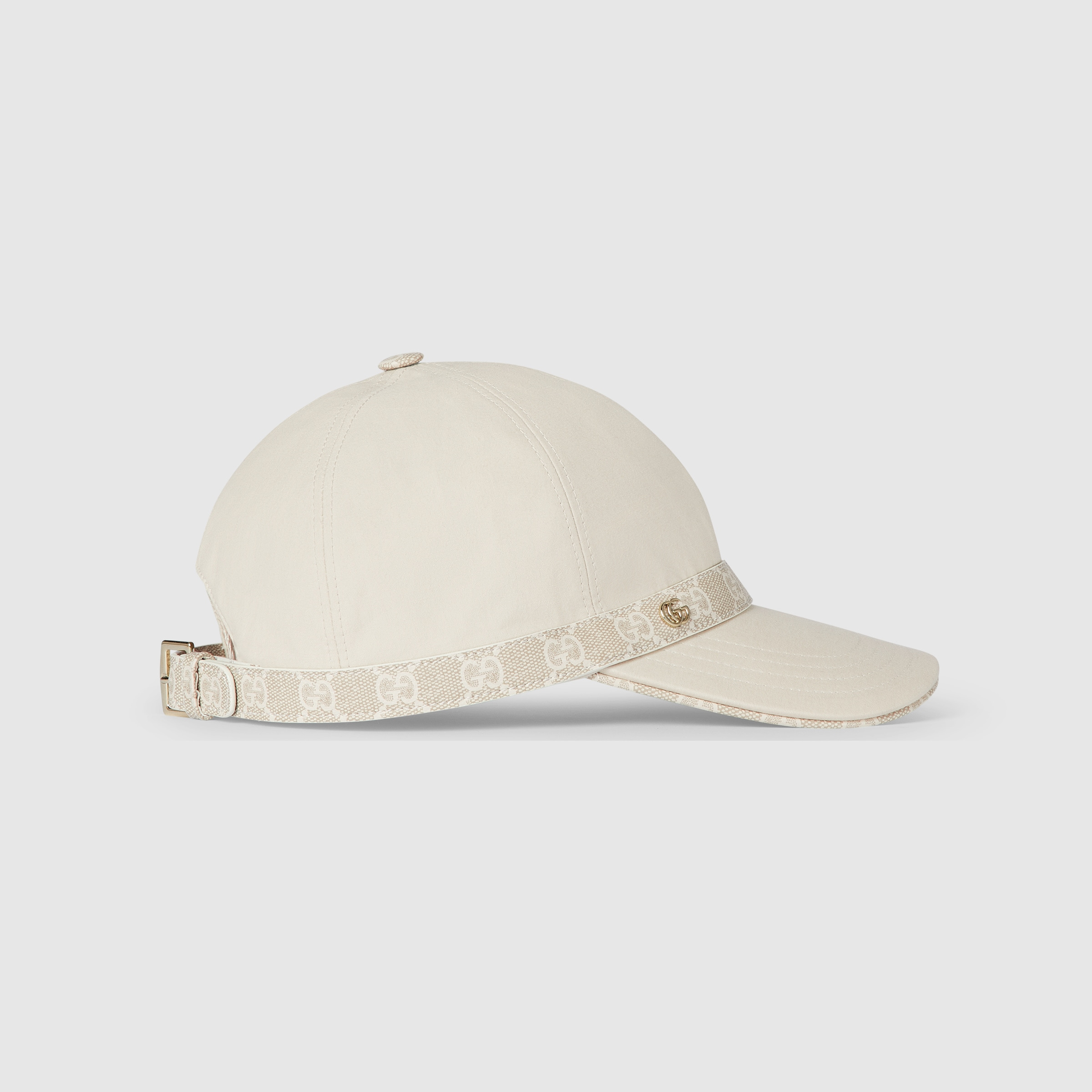 Cotton baseball hat with Double G - 4