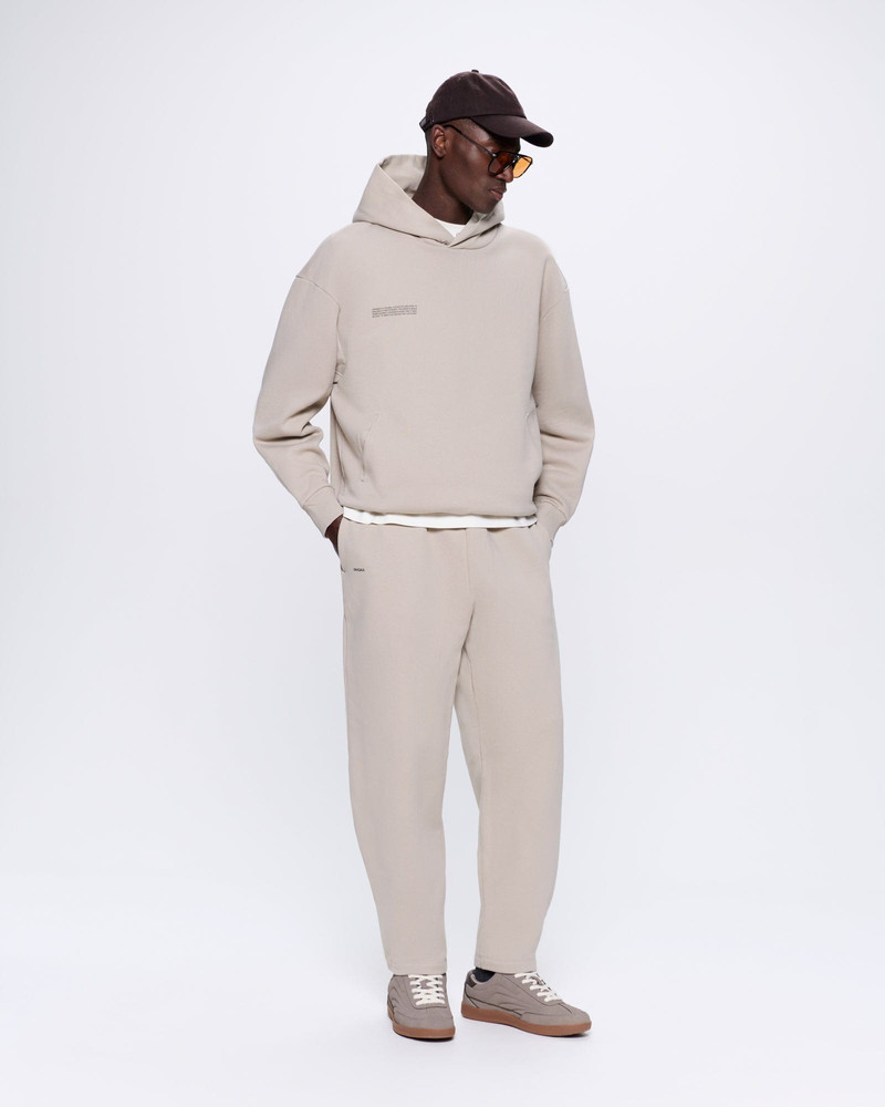 PANGAIA Mens DNA Barrel-Leg Track Pants - Stone outlook
