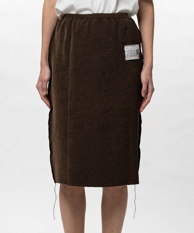 Inside-Out Glitter Knit Skirt 7