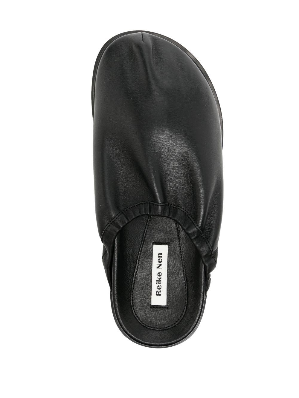 slip-on sheepskin loafers - 4