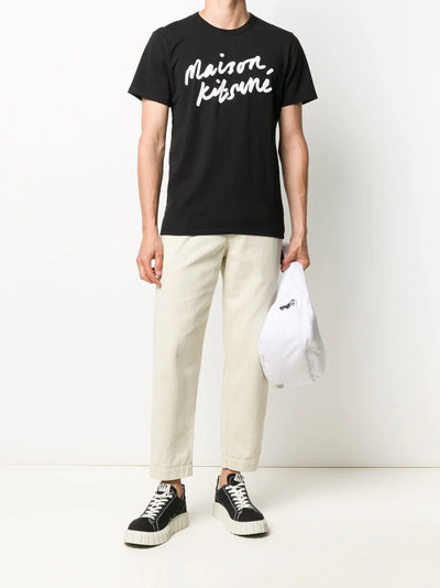 Maison Kitsuné logo print T-shirt outlook