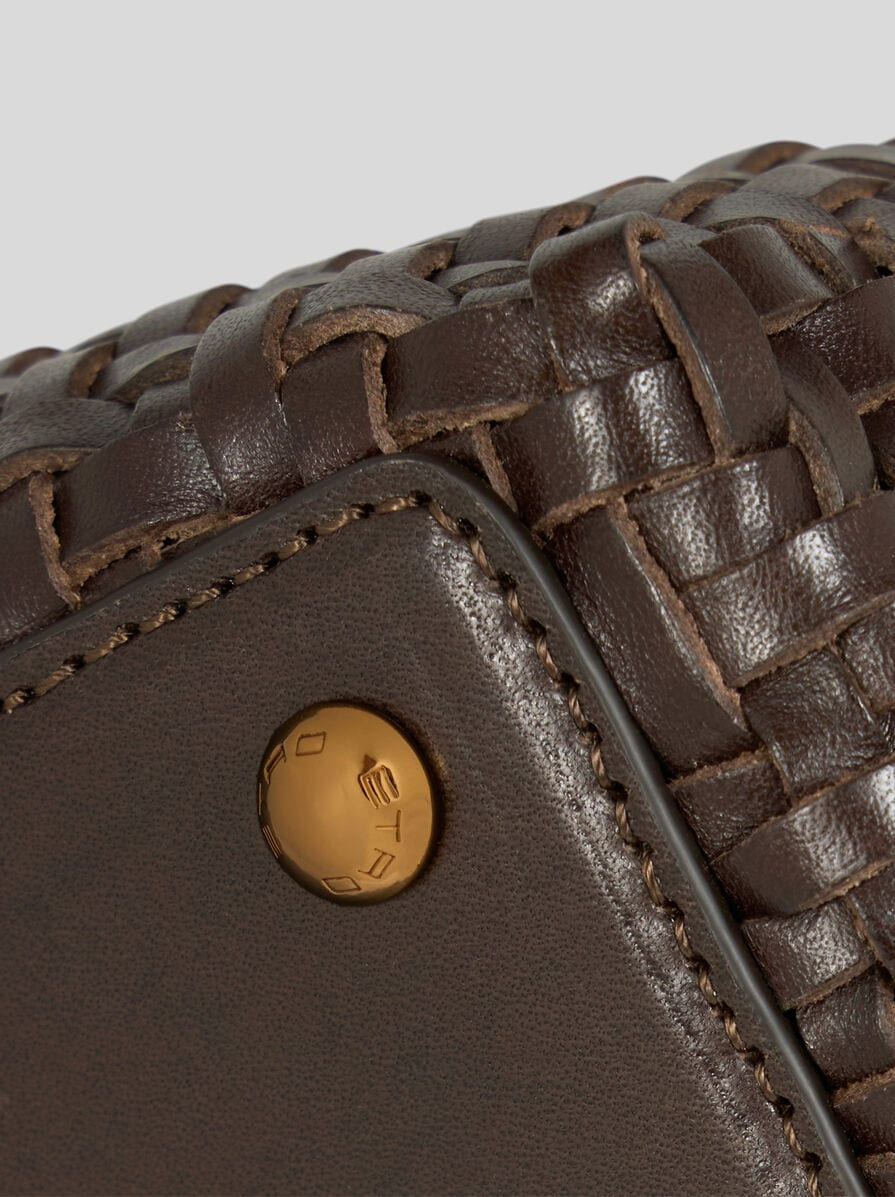 SMALL WOVEN VELA BAG - 7