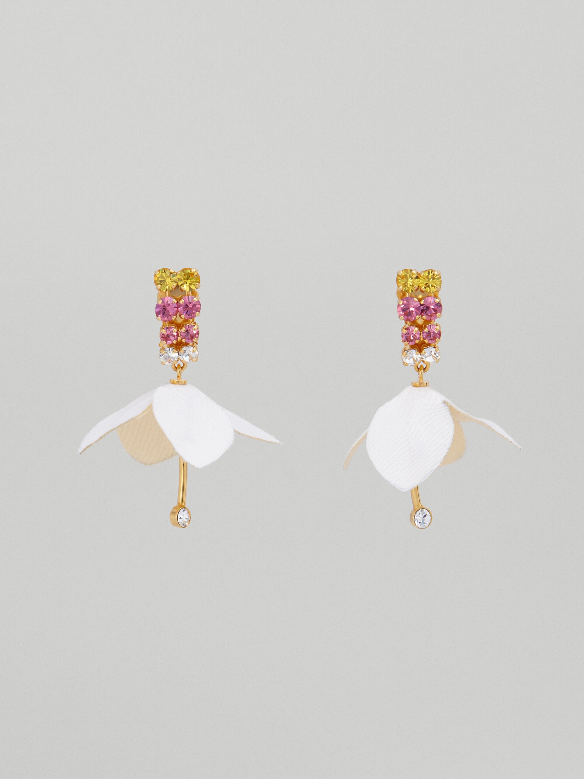 COTTON FLOWER FLORA EARRINGS - 1