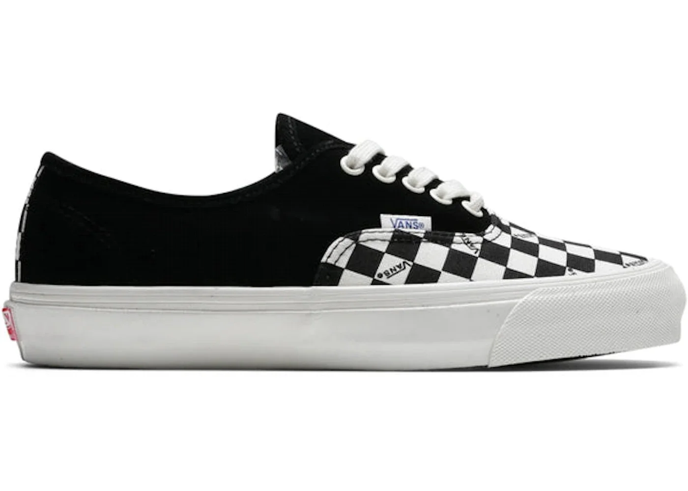 밴 Authentic OG LX 검정 Checkerboard 뚱 베어 - 1