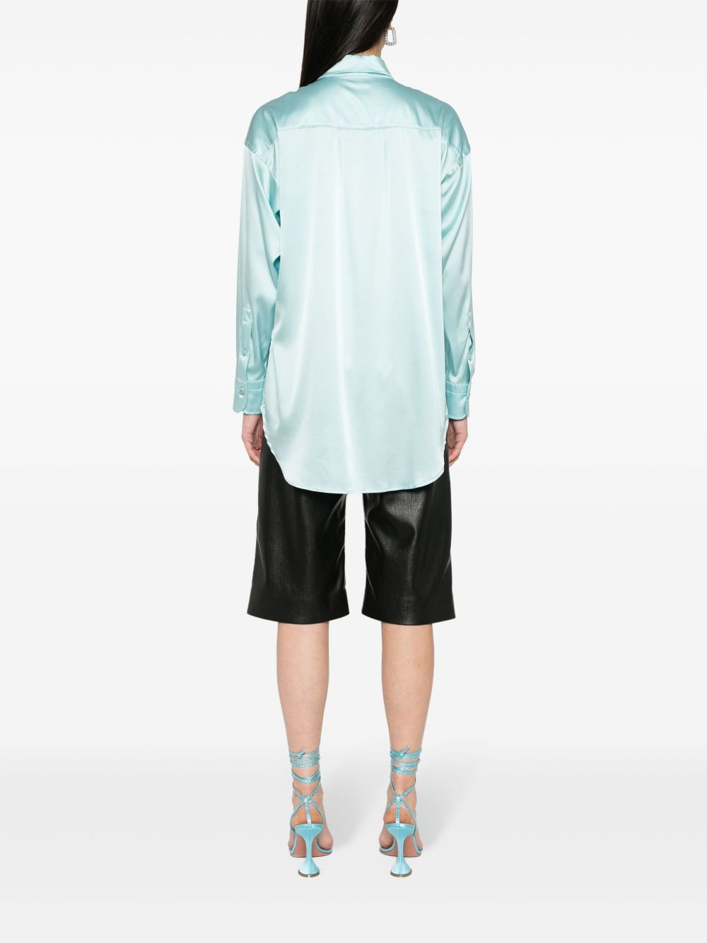 satin silk shirt - 4