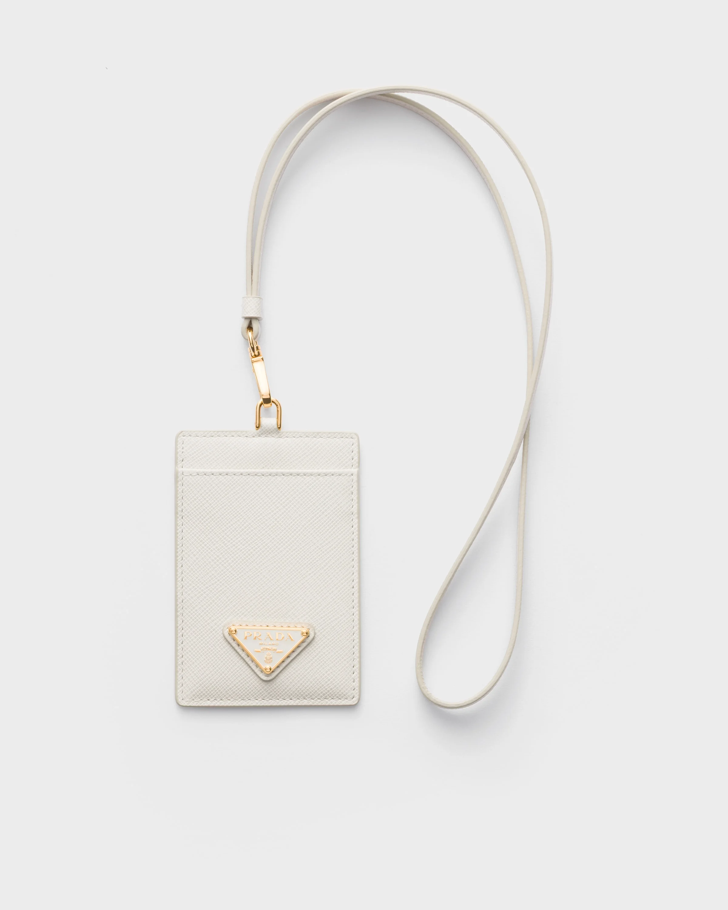 Saffiano Leather Badge Holder - 1