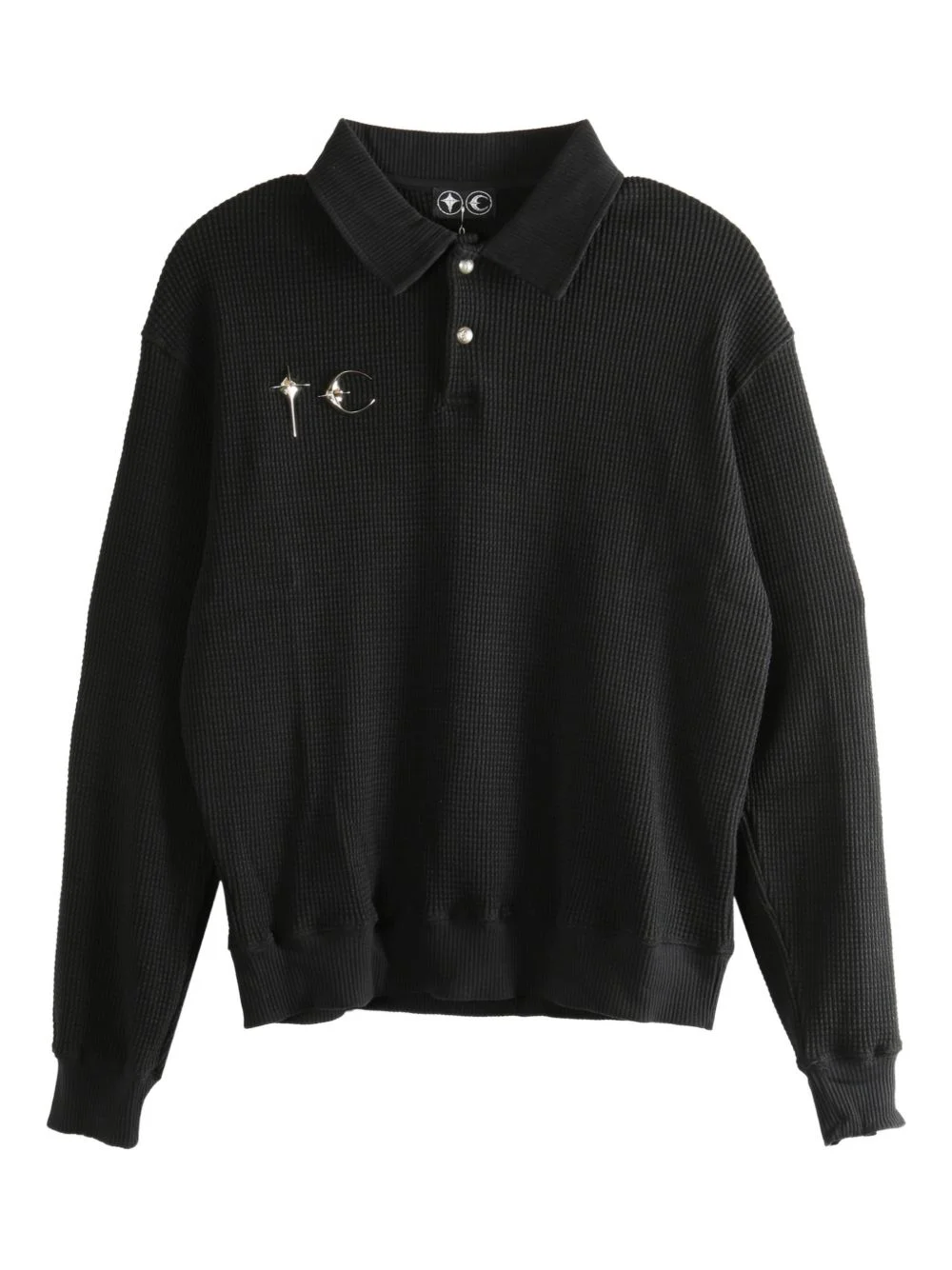 waffle pin polo shirt - 1