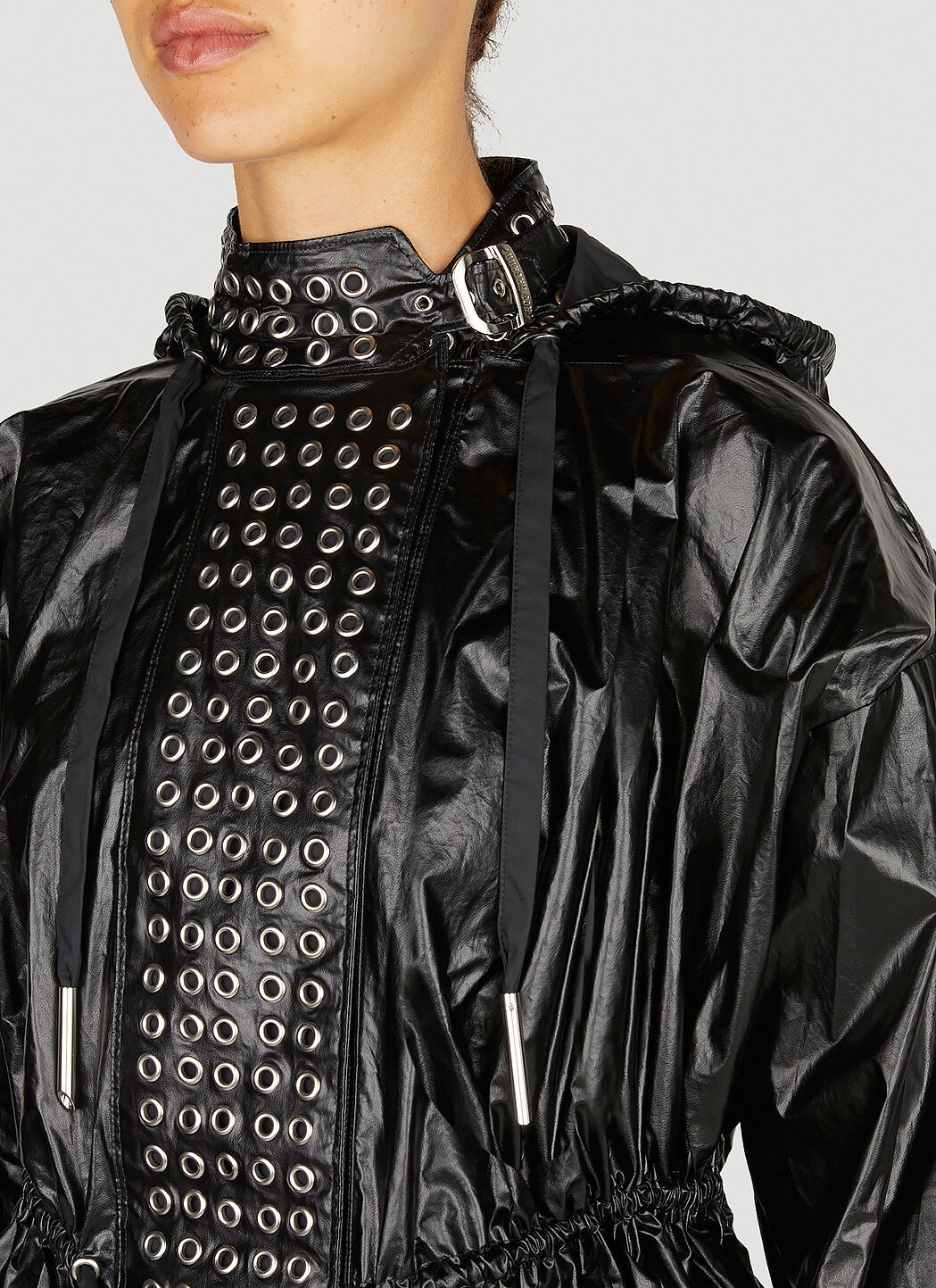 Eyelet Biker Jacket - 5