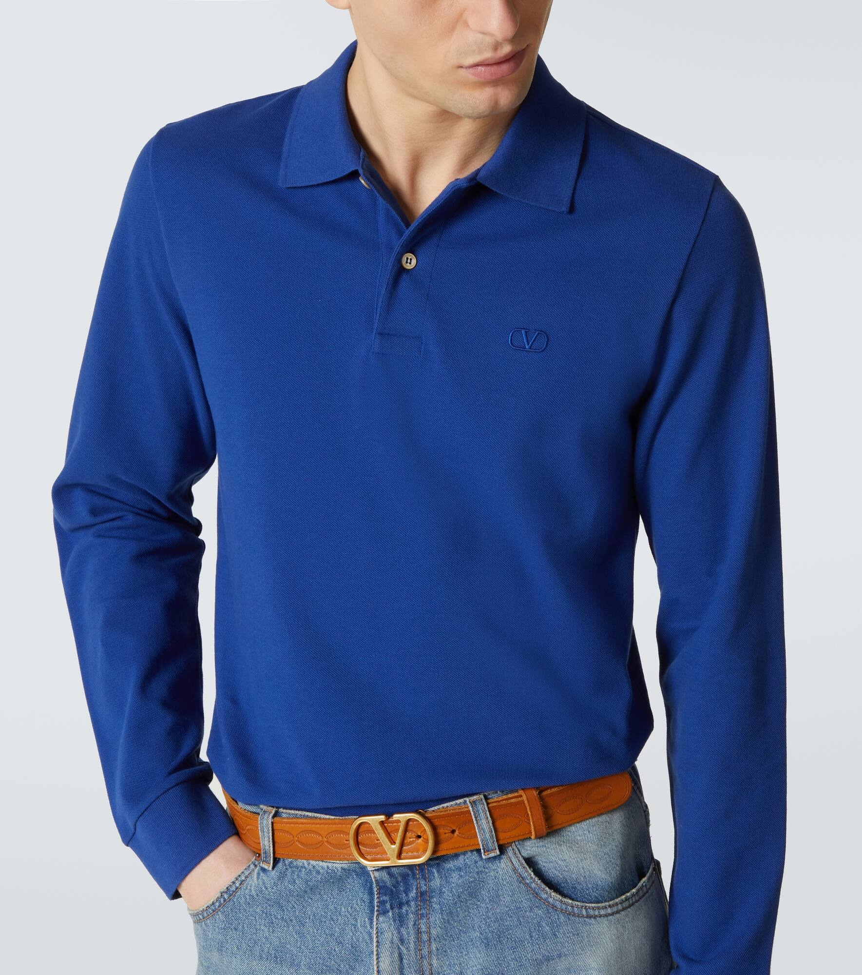 Cotton polo sweater - 5