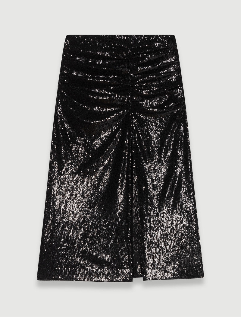 Sequinned midi skirt 1