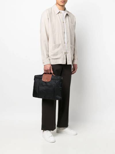 Longchamp small Le Pliage briefcase outlook