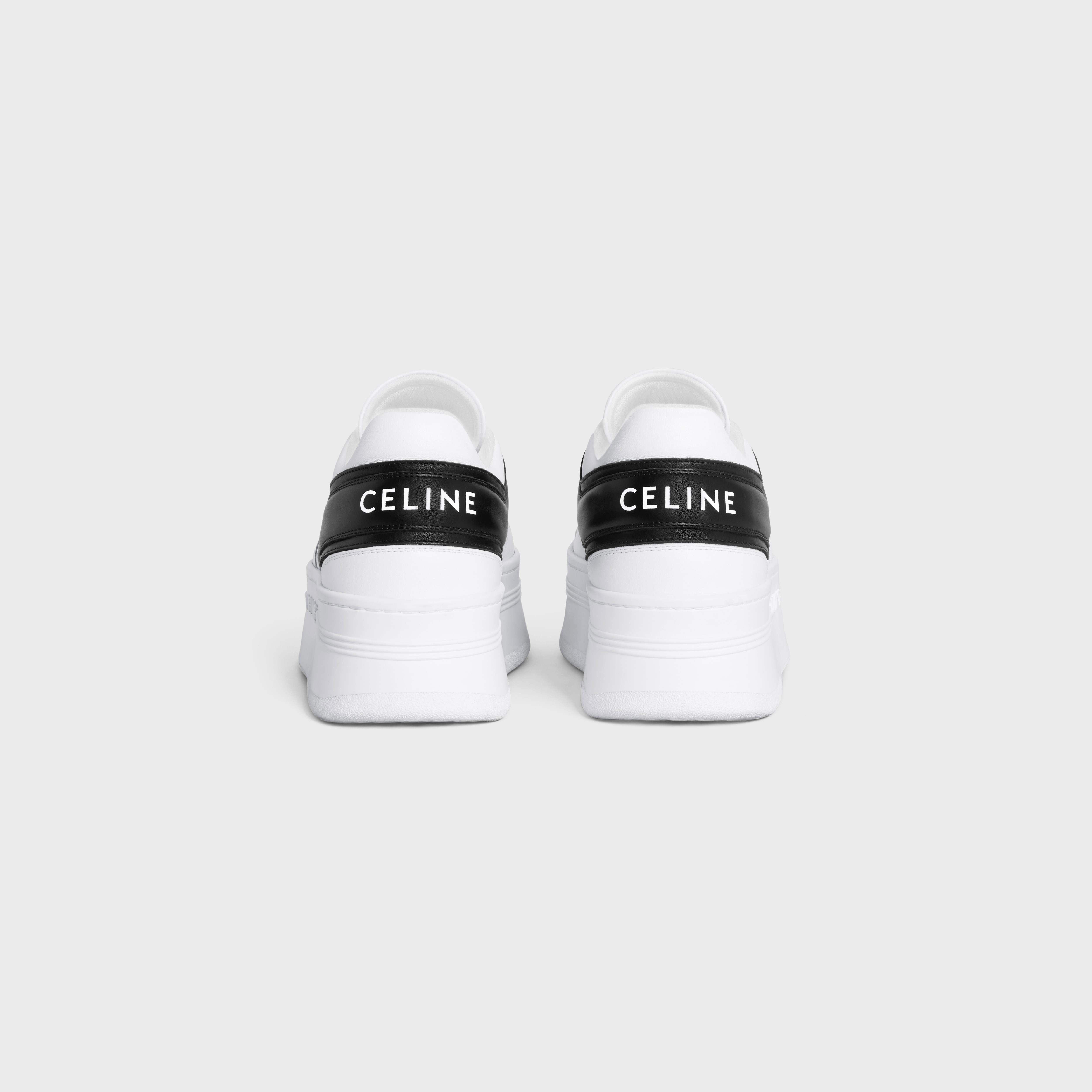 CELINE - BLOCK SNEAKERS WITH WEDGE in CALFSKIN - 3