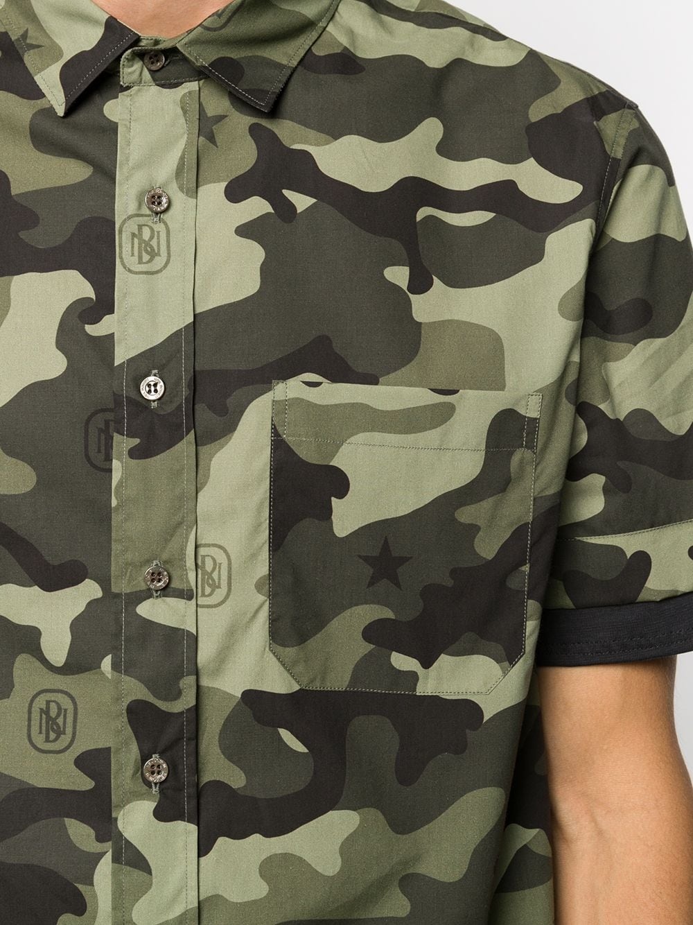 camouflage short-sleeve shirt - 5