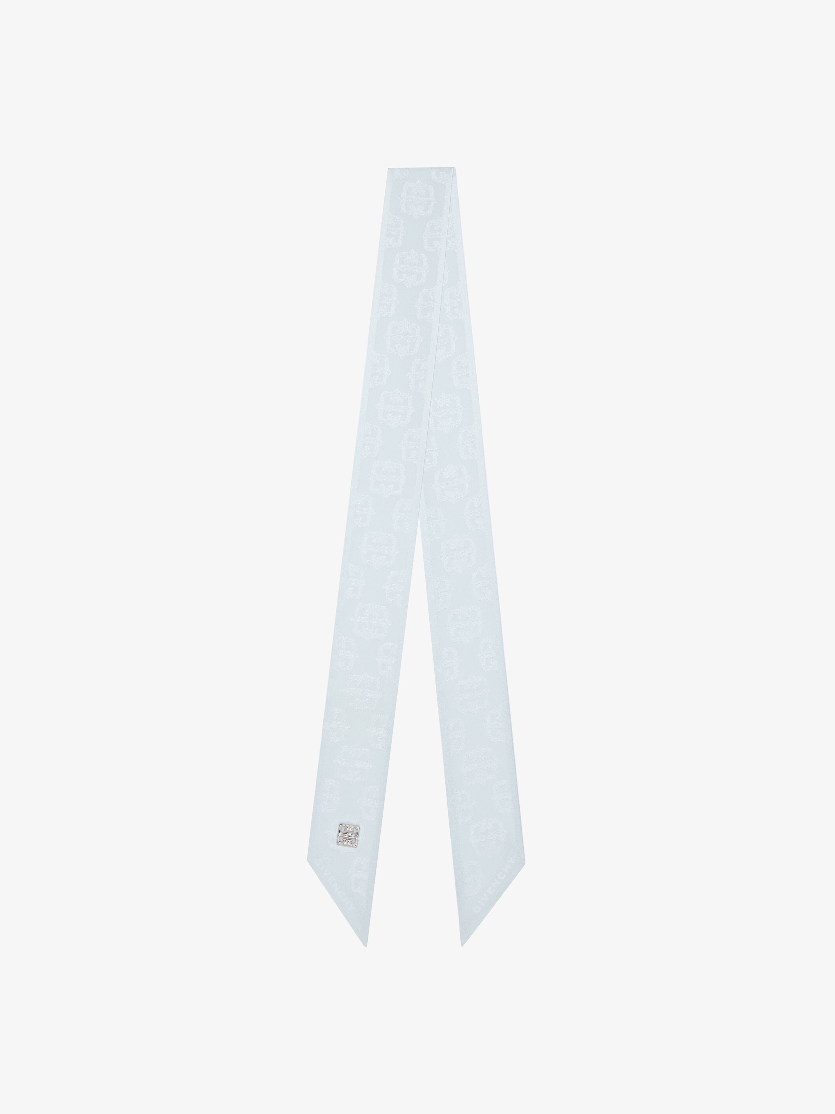 4G LIQUID BANDEAU IN SILK WITH 4G DETAIL - 1