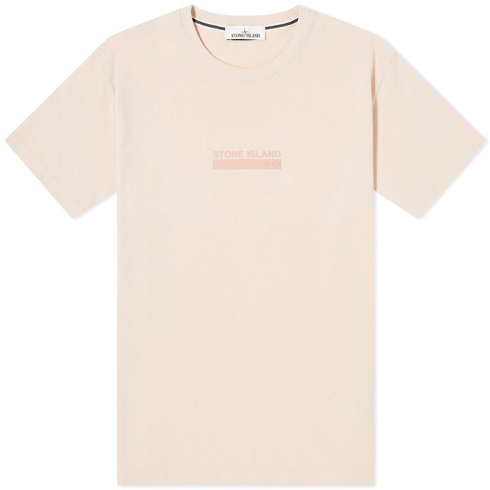 Stone Island Small Logo Print Tee - 1