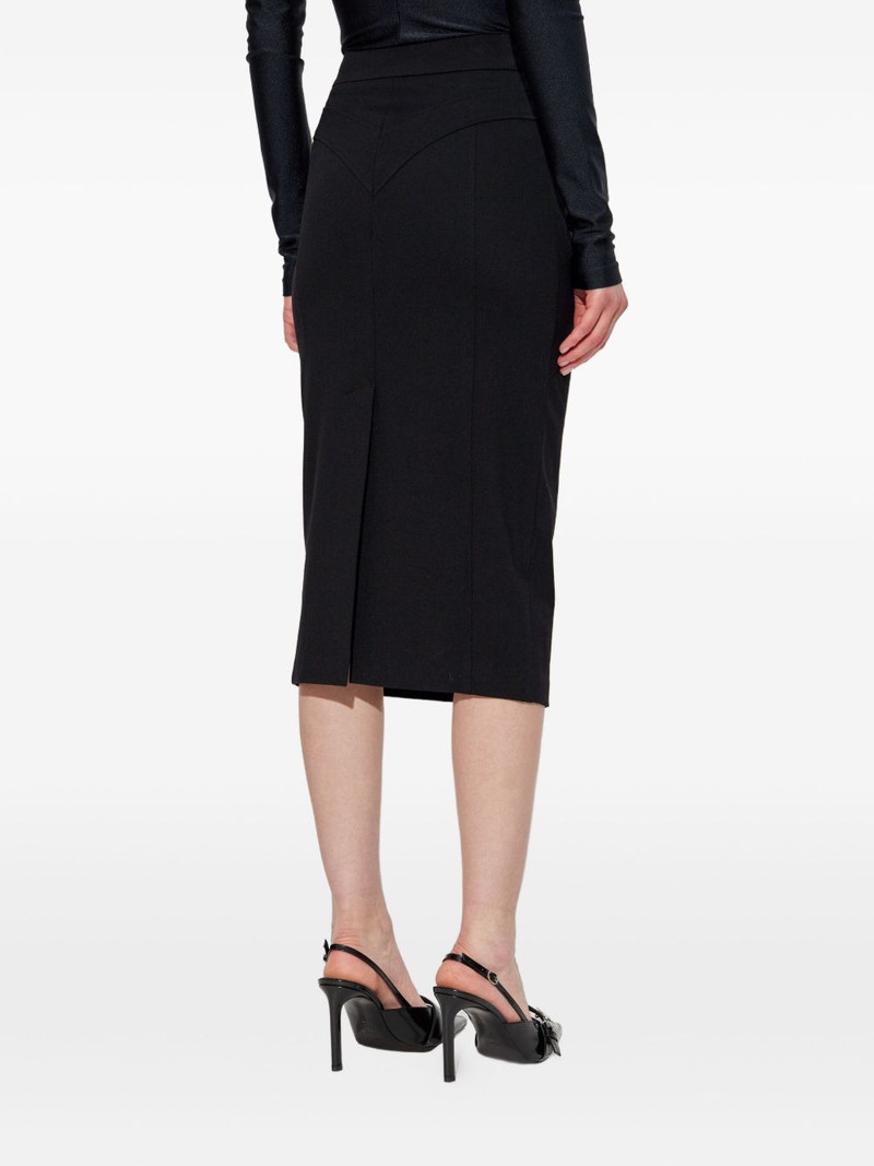 waistband-detail pencil skirt 4