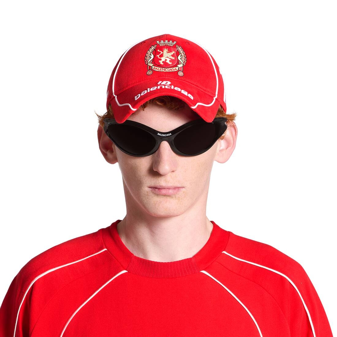 Men's Soccer Cap in Red - 5