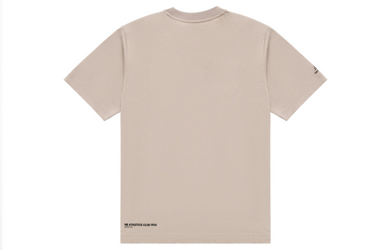 New Balance New Balance Logo Print Tee 'Beige Black' 5ED12093-LBE outlook