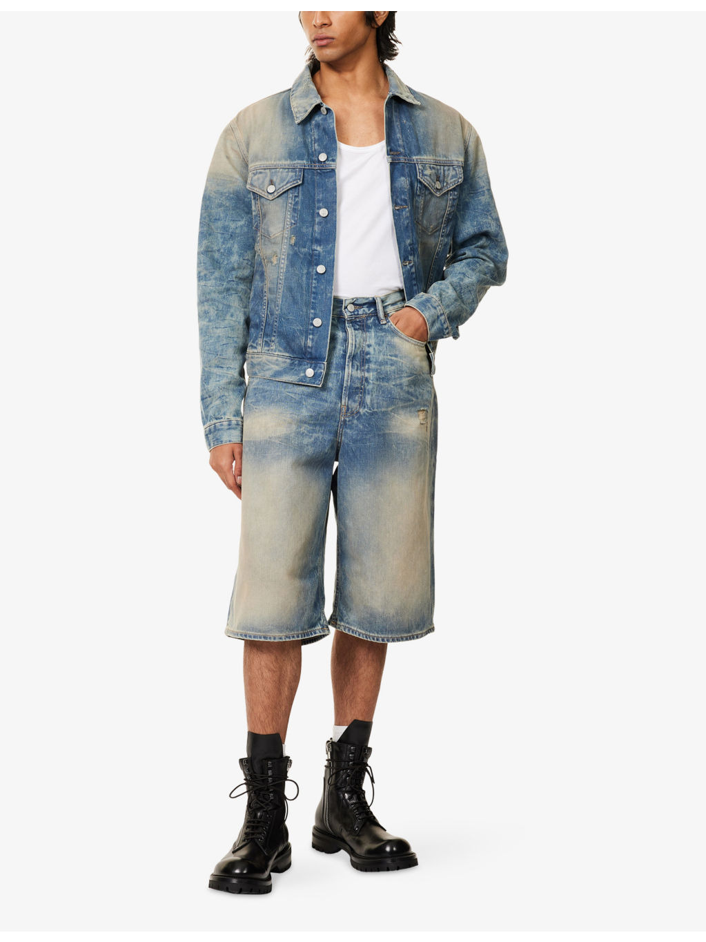 Rye U Goldmine Patch-Pocket Denim Jacket - 2