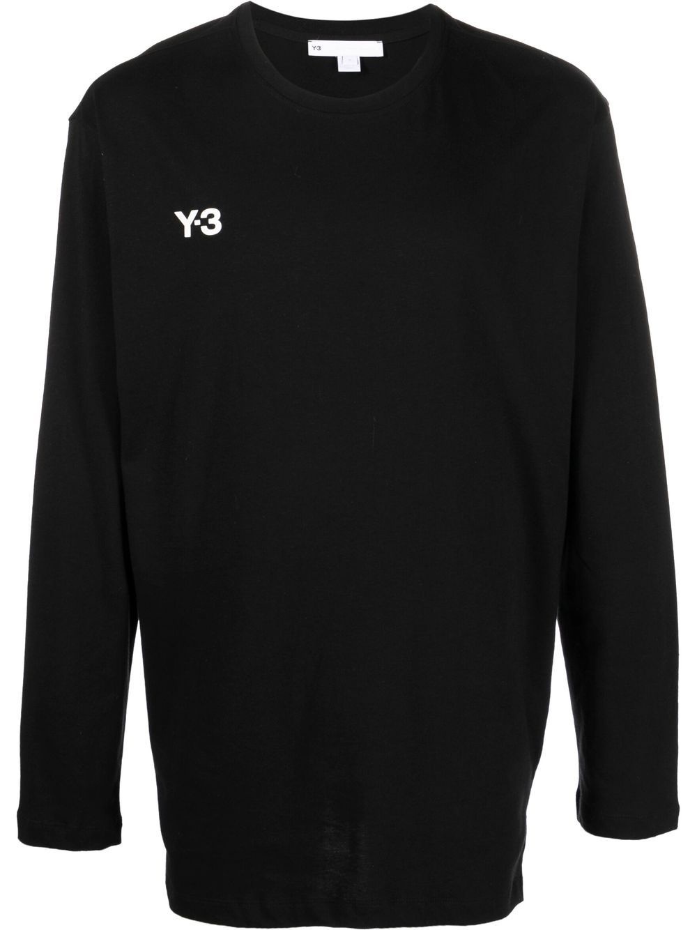 logo-print long-sleeve T-shirt - 1