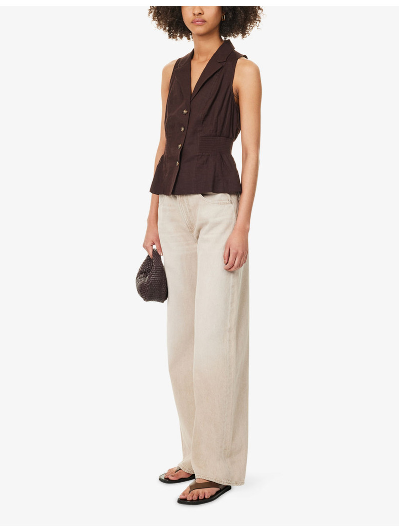 PAIGE Arellia Barrel-Leg Denim Jeans outlook