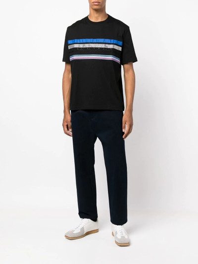 Lanvin embroidered-logo short-sleeved T-shirt outlook