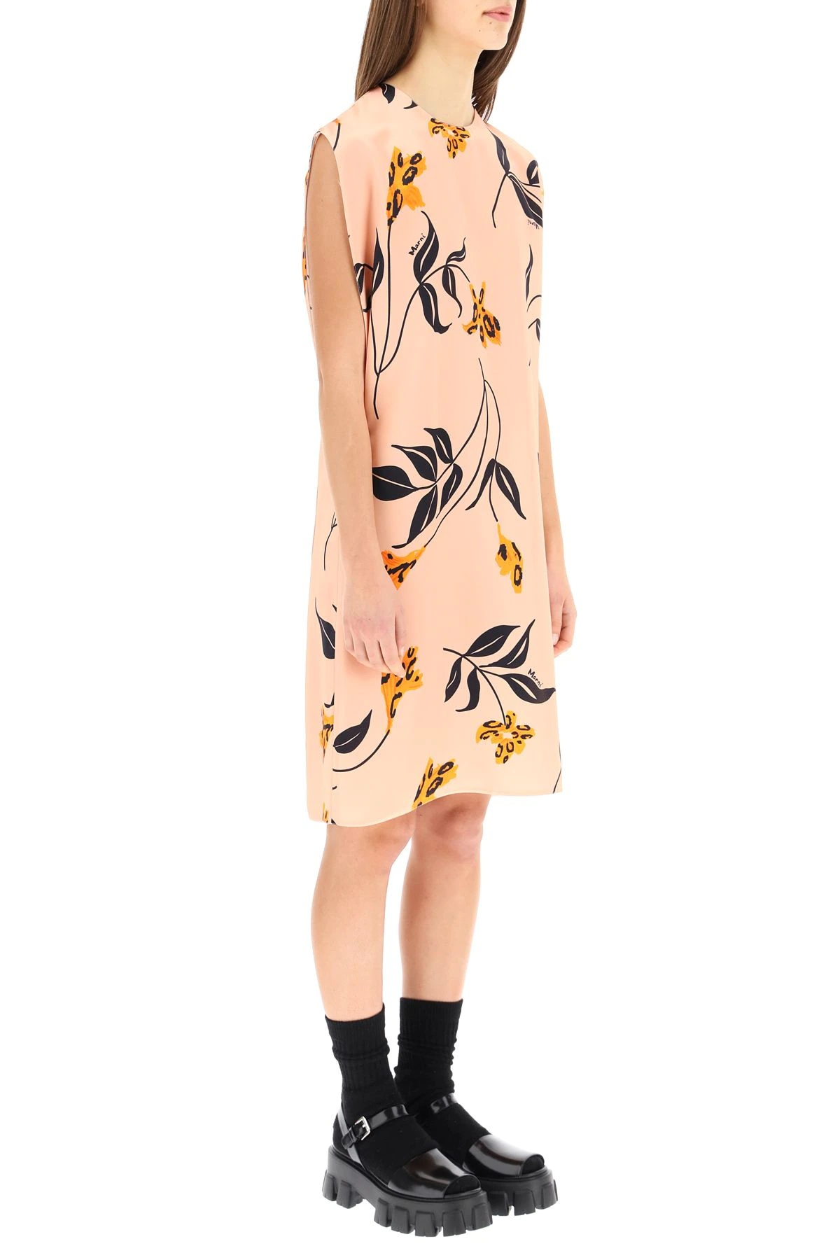 FLORAL PRINT MIDI DRESS - 3