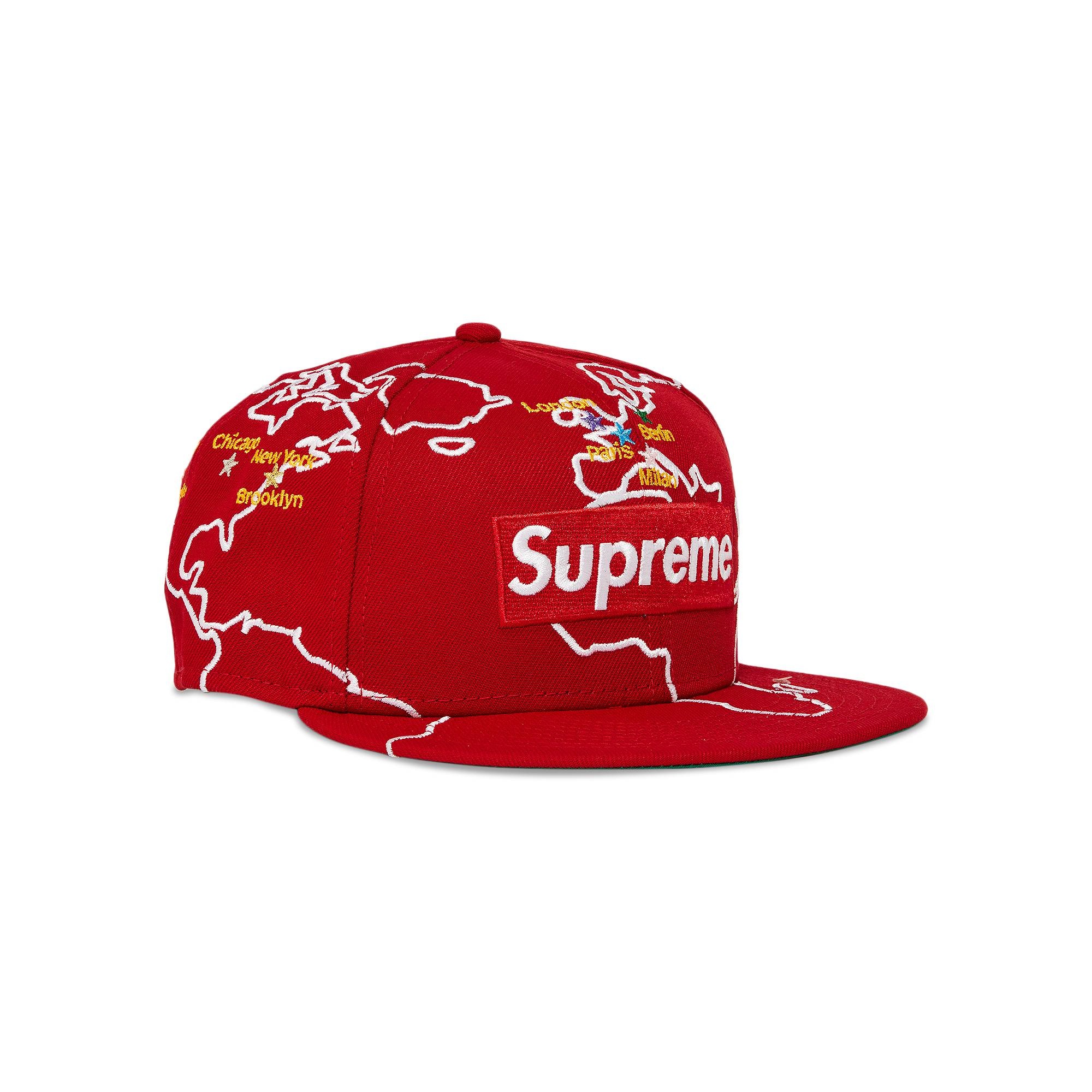 Supreme Supreme Worldwide Box Logo New Era 'Red' | REVERSIBLE