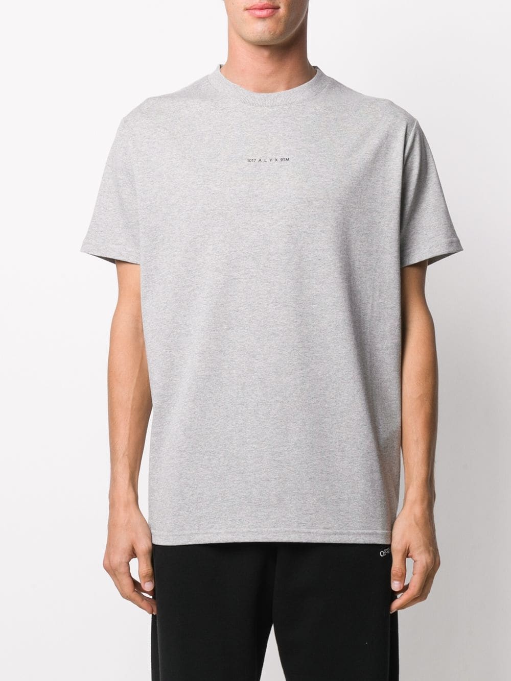 logo-print round neck T-shirt - 4