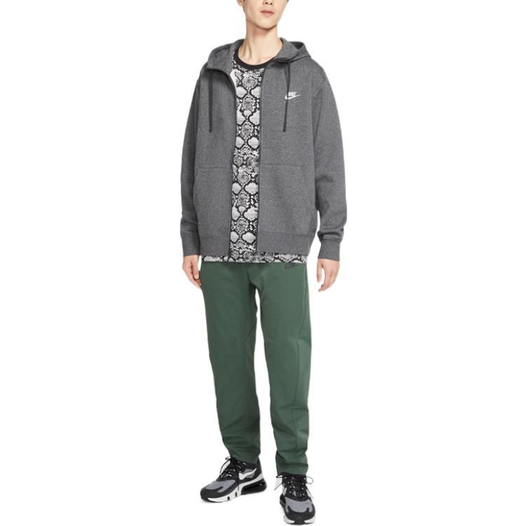 Nike Sportswear Club Fleece Full-Zip Hoodie 'Dark grey' BV2646-071 - 3