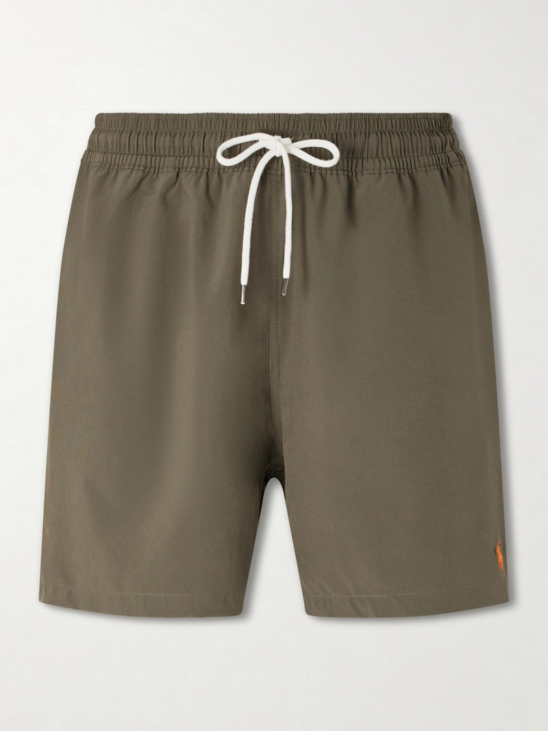 Traveler Straight-Leg Mid-Length Recycled Swim Shorts 1