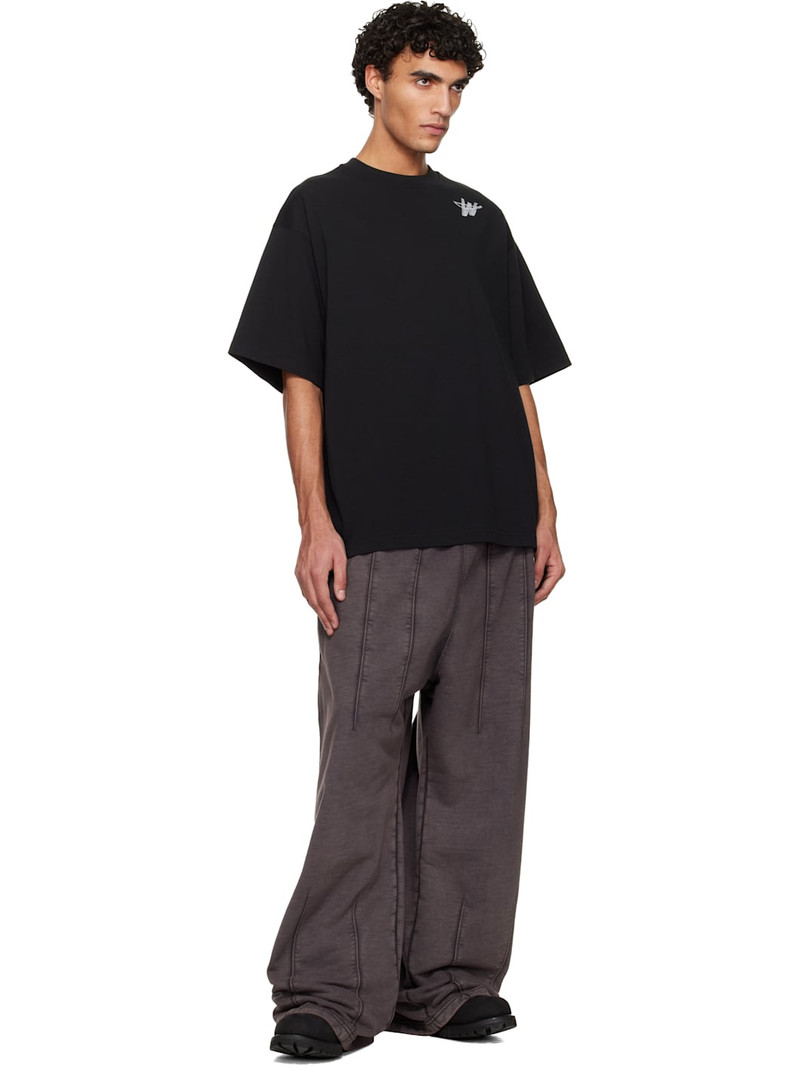 We11done Black 'WD' Logo T-shirt outlook