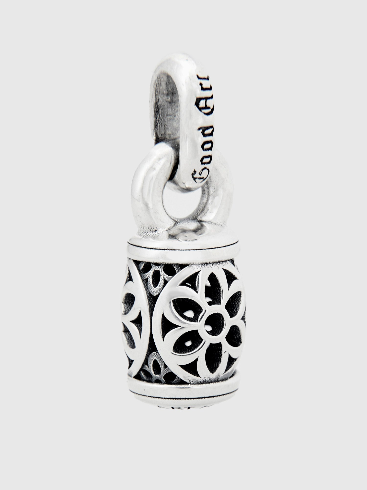 Baby Barrel Pendant in Sterling Silver - 3