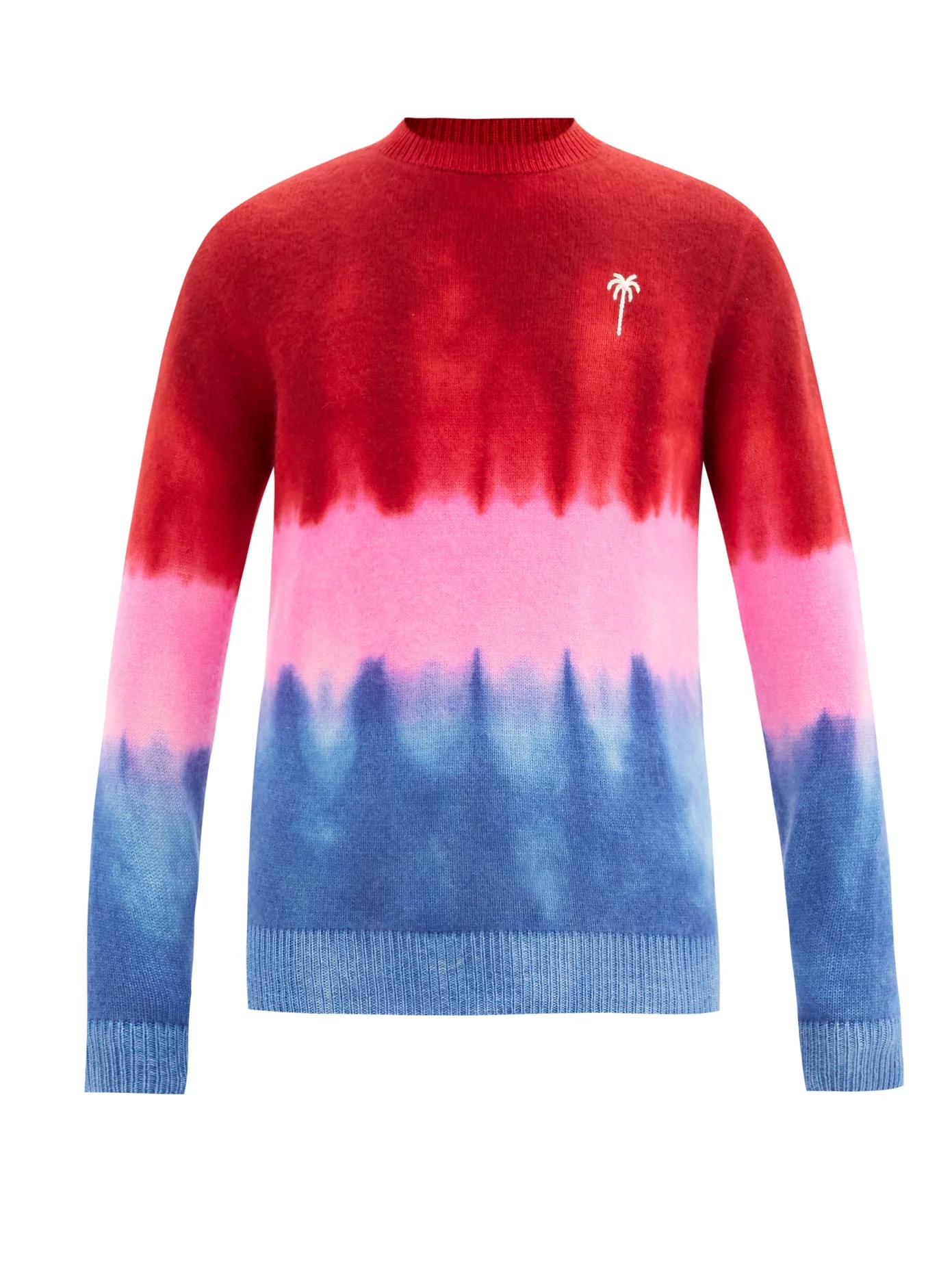 Gradient tie-dye cashmere sweater - 1