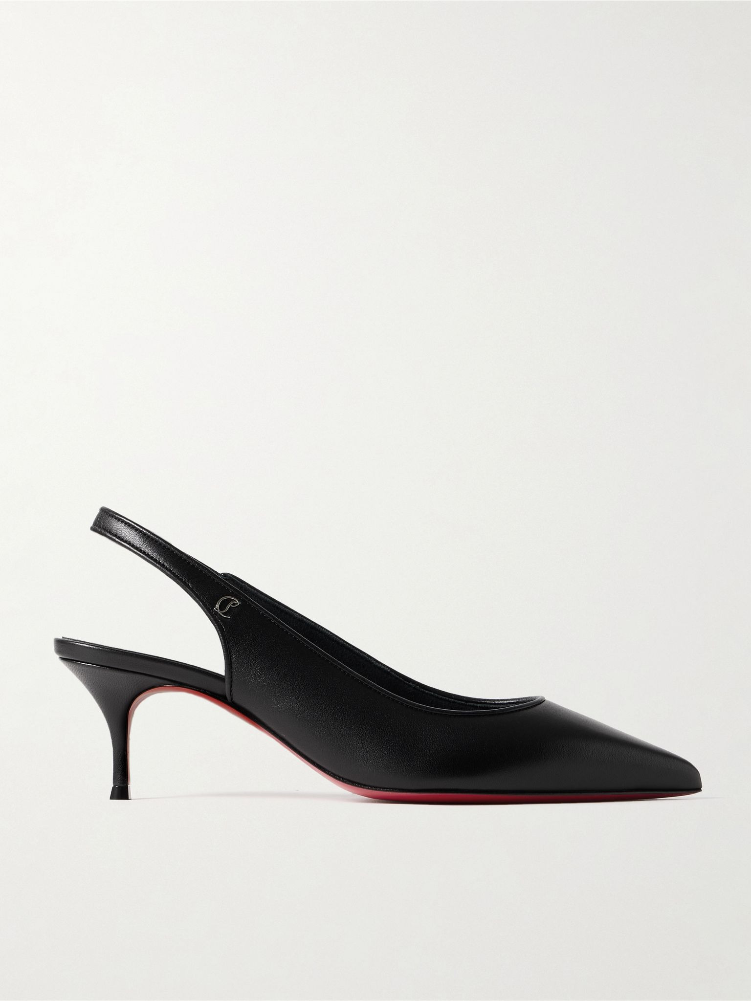 Sporty Kate 45 leather slingback pumps Black - 1