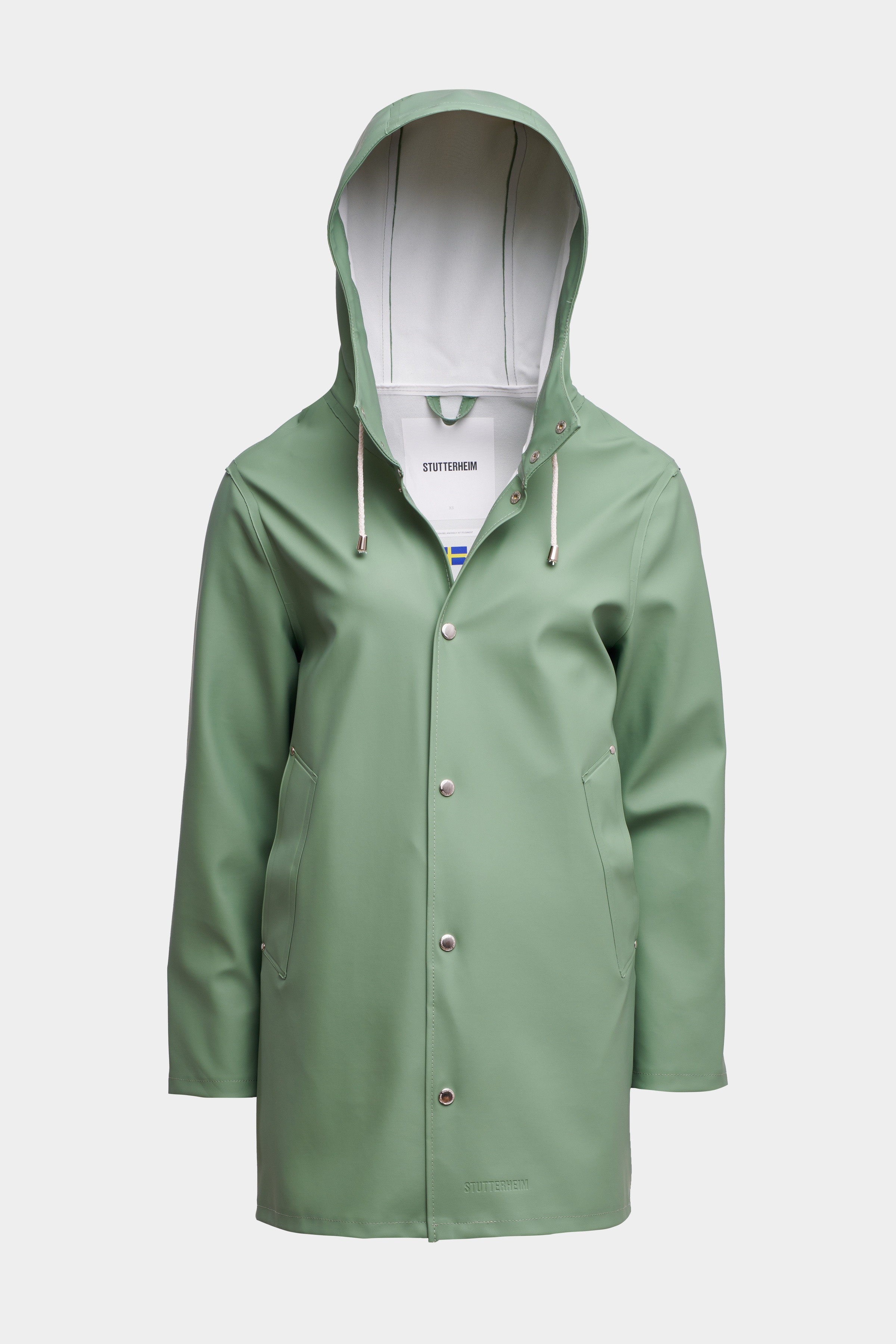 Stockholm Raincoat Loden Green - 1
