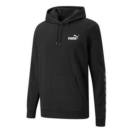 PUMA Power Tape Fl Logo Pullover Sports Black 846559-01 - 1