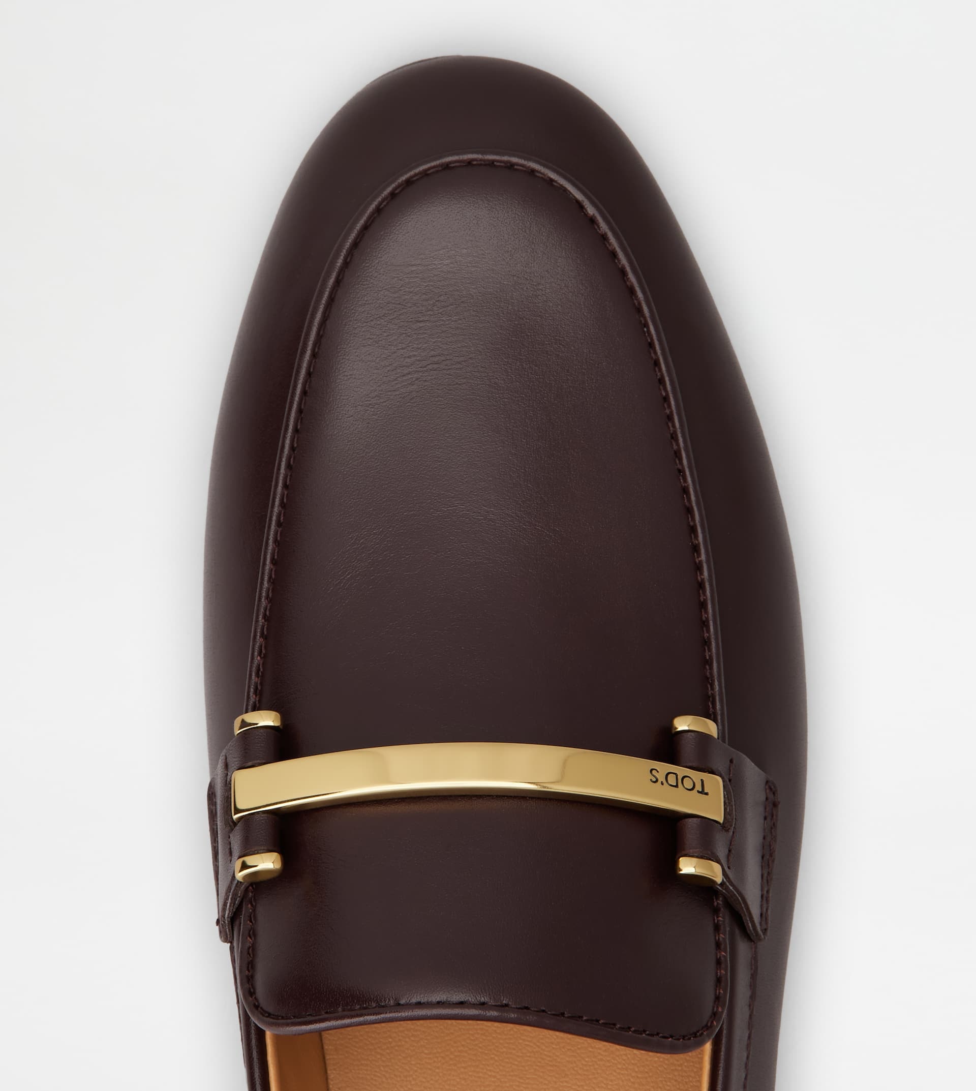 LOAFERS IN LEATHER - BURGUNDY - 5