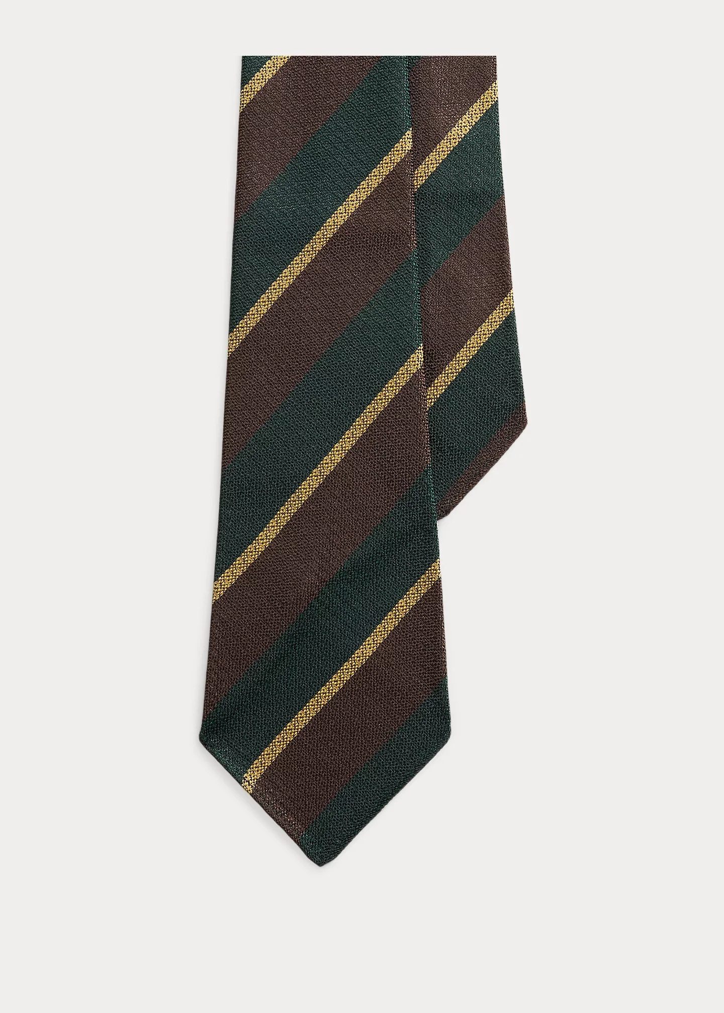 Vintage-Inspired Striped Silk Tie - 1