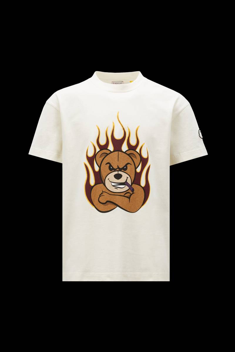 Bear Motif T-Shirt - 1