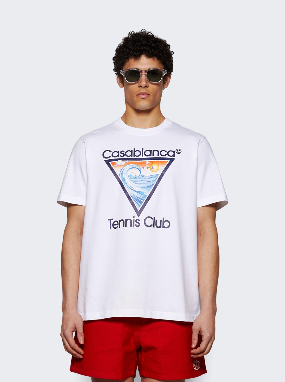 Tennis Club Icon Printed Tee White - 2