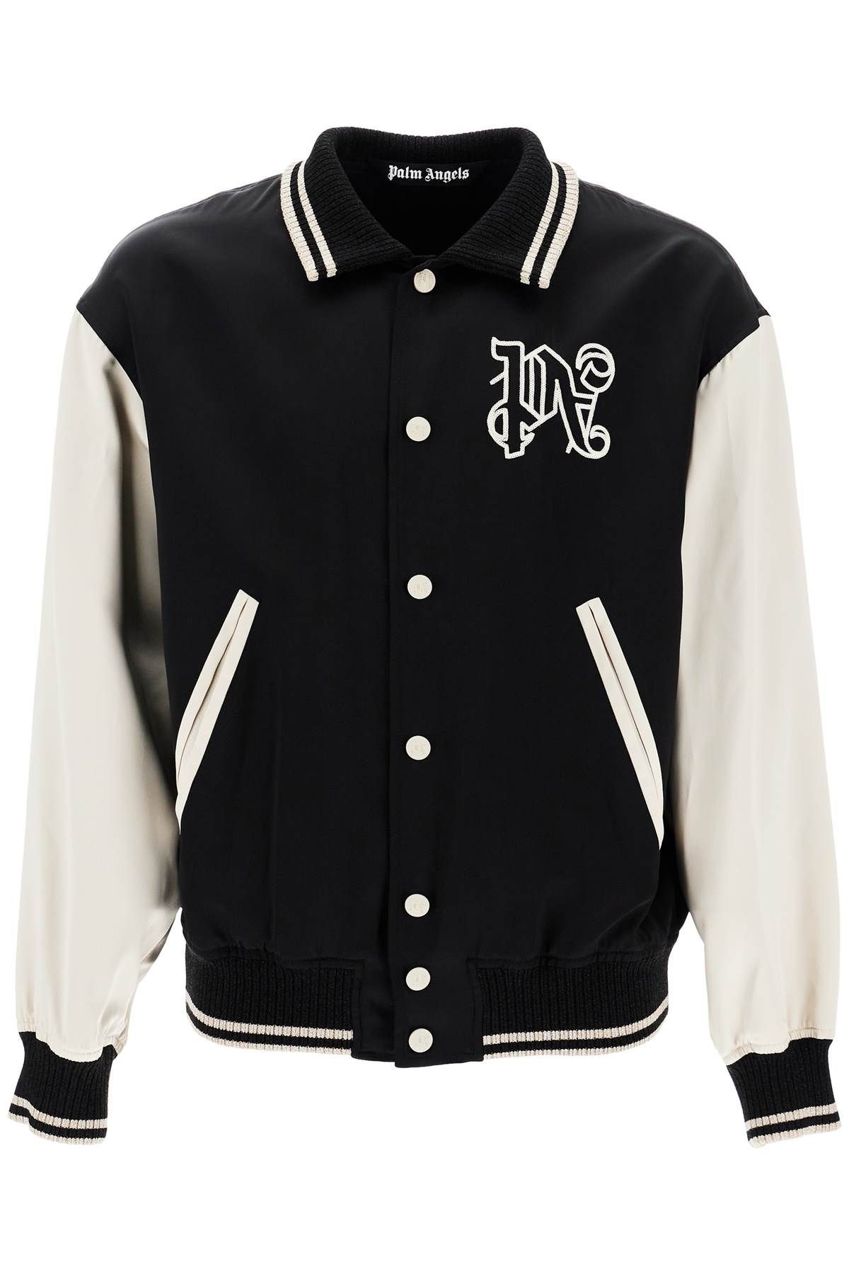 SATIN VARSITY JACKET FOR - 1