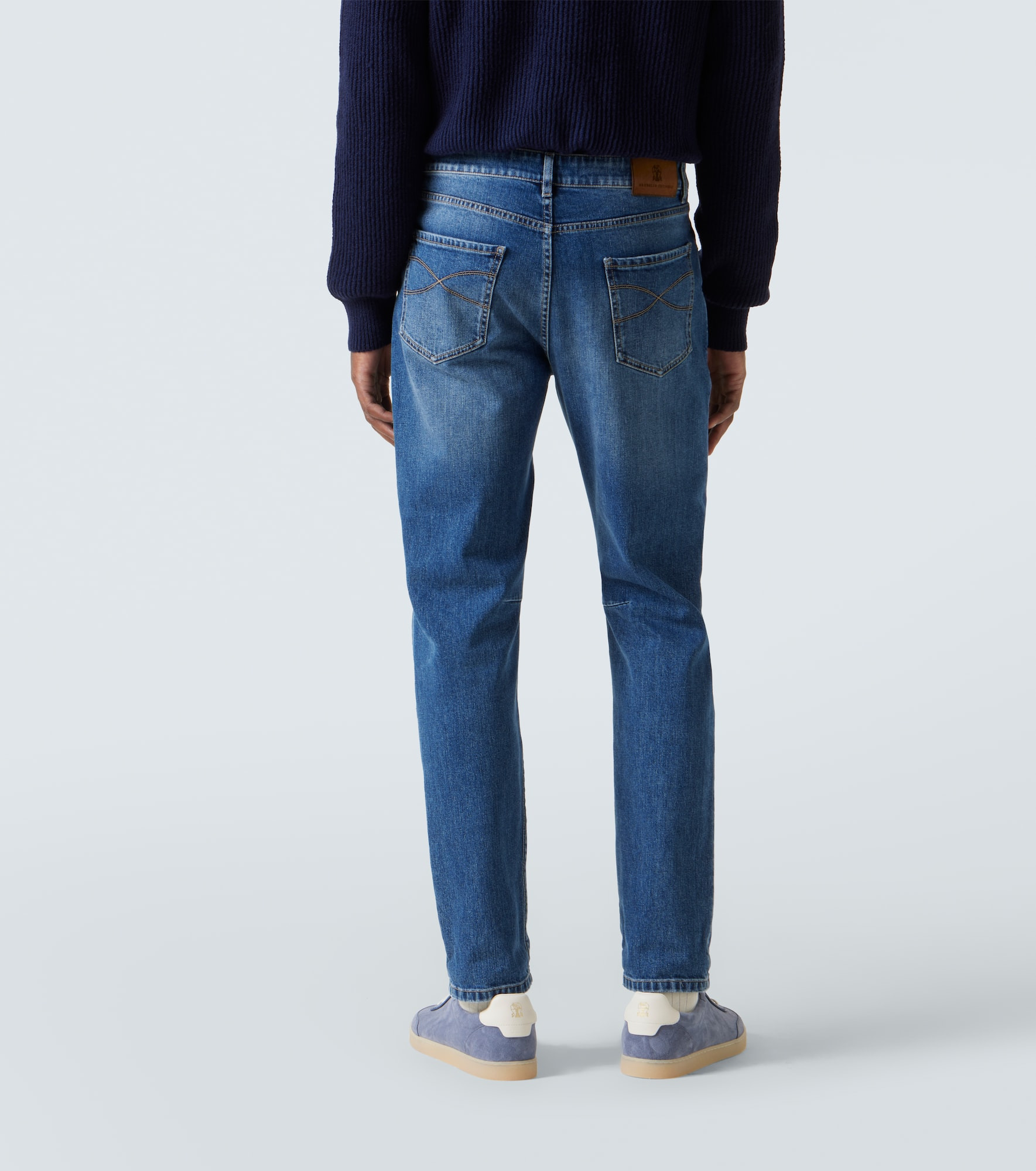 Mid-rise slim jeans - 4
