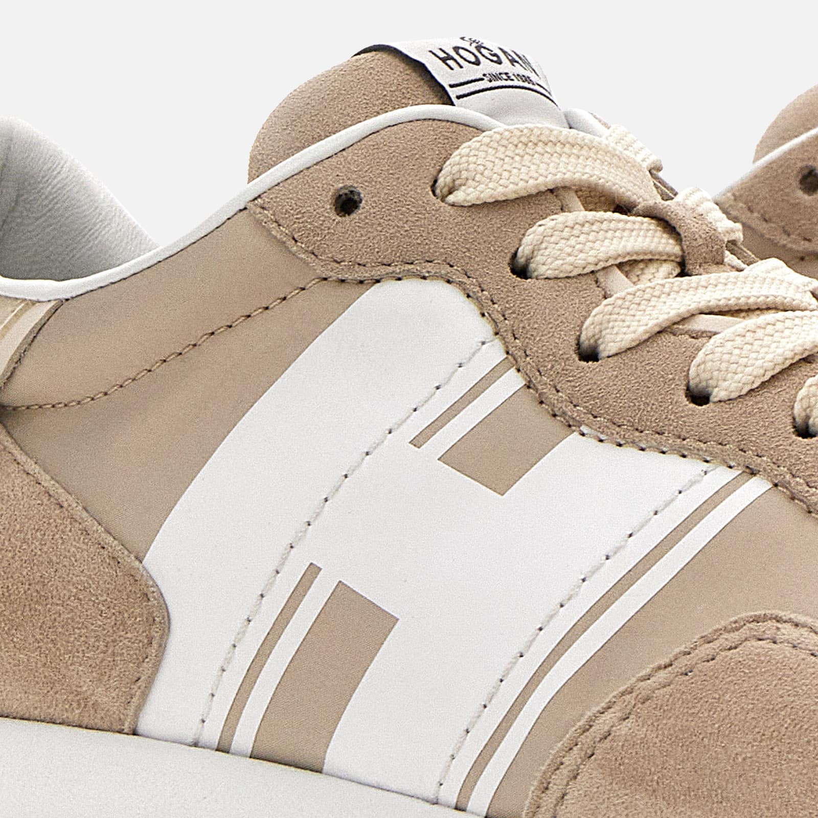 Sneakers Hogan H641 Beige White - 6