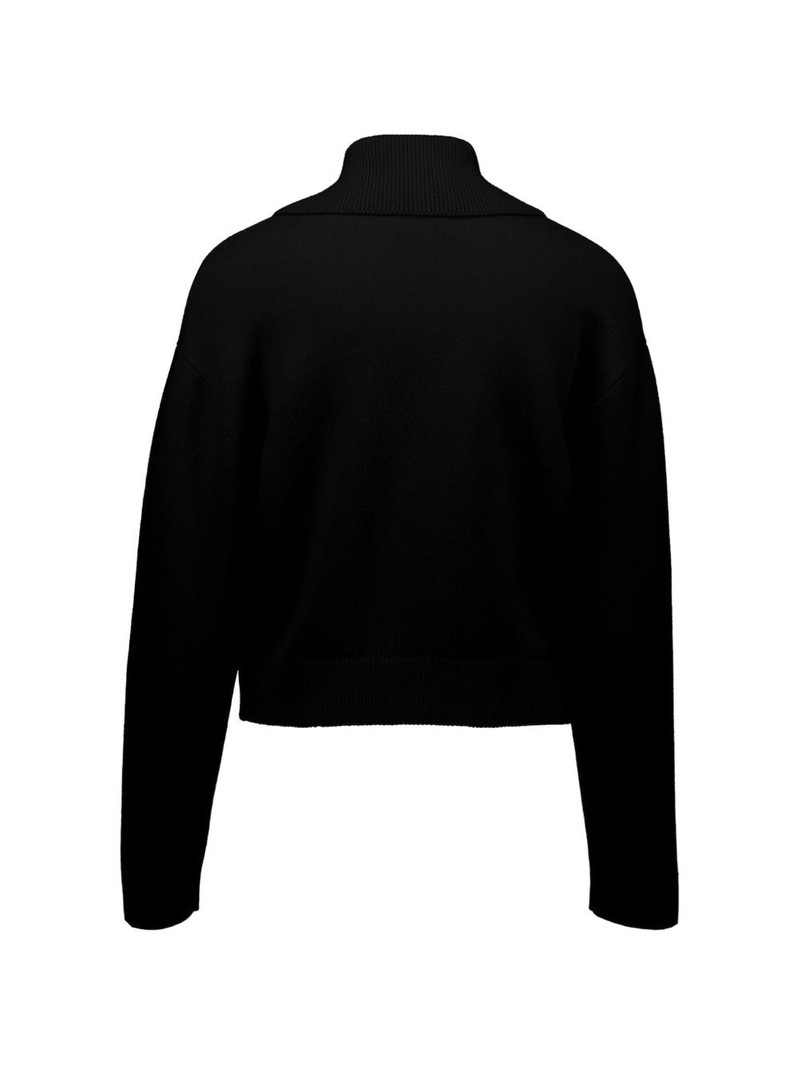 Allude zip-up cardigan outlook
