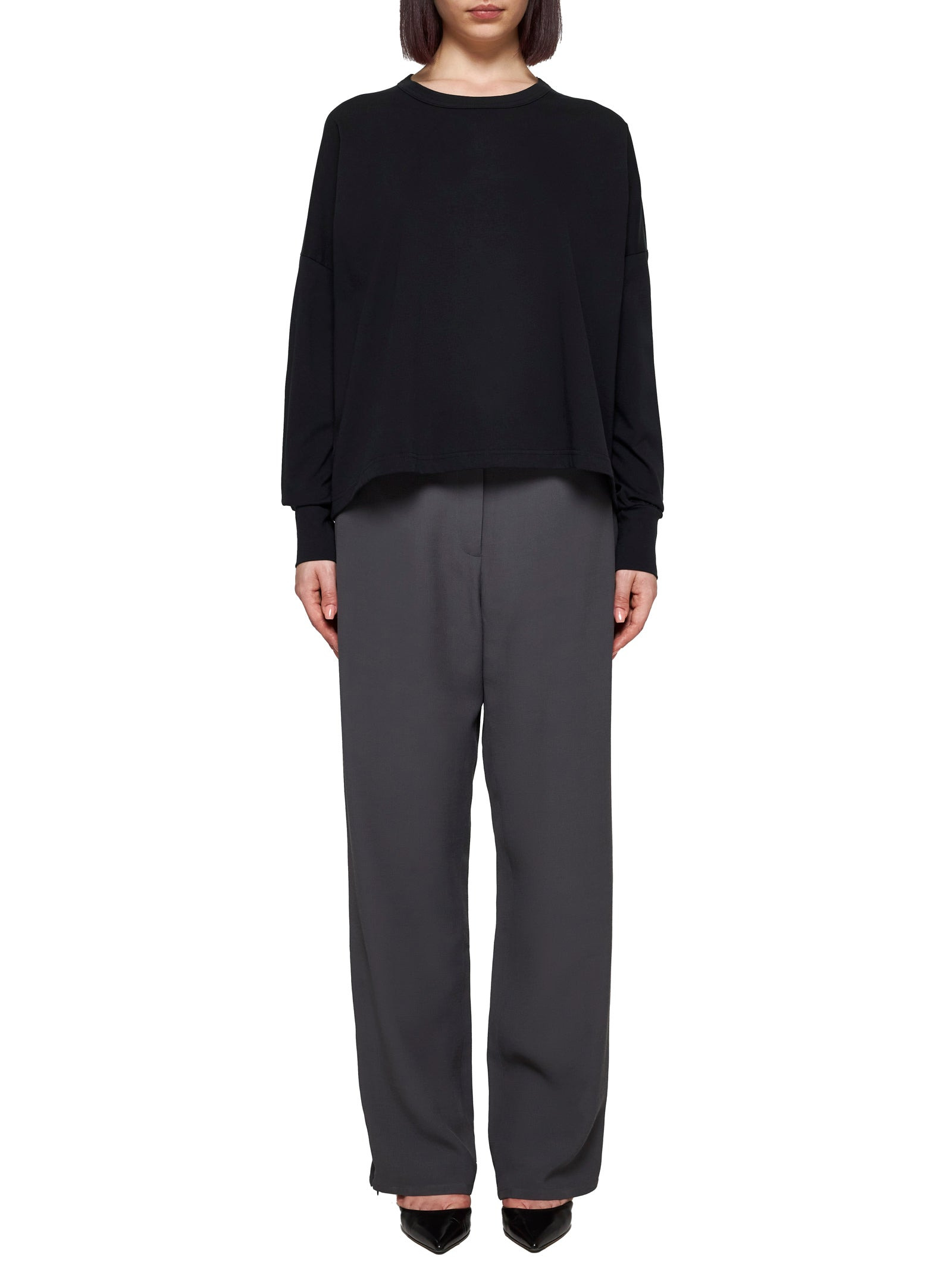 Long-sleeve jersey sweater - 2