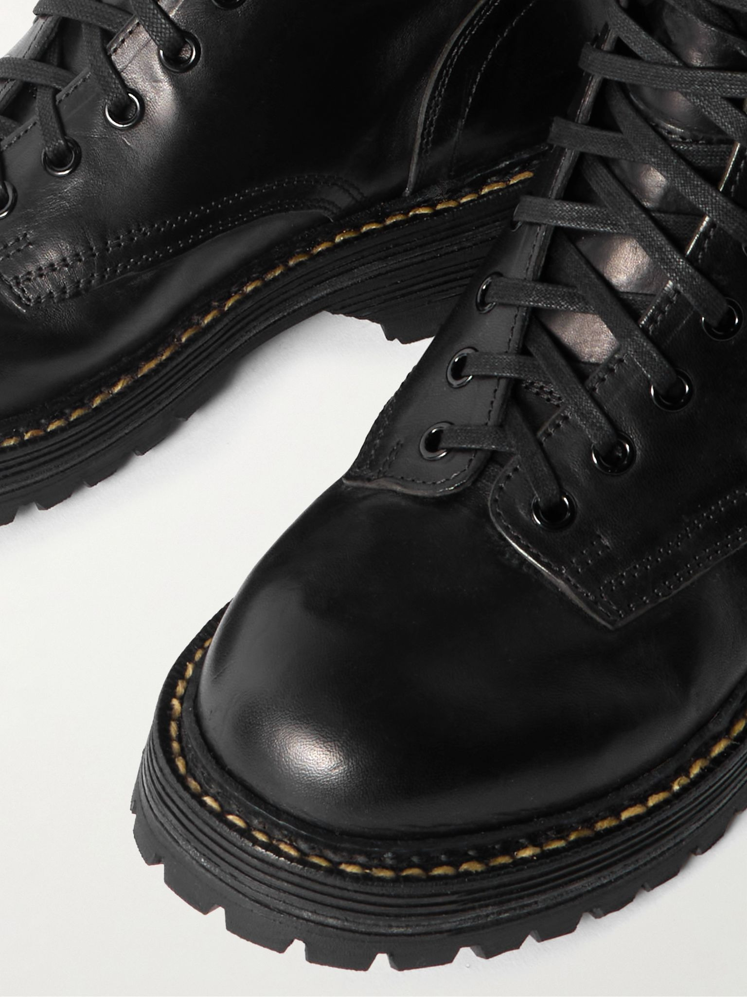 Gillespie Folk Leather Boots Black - 5